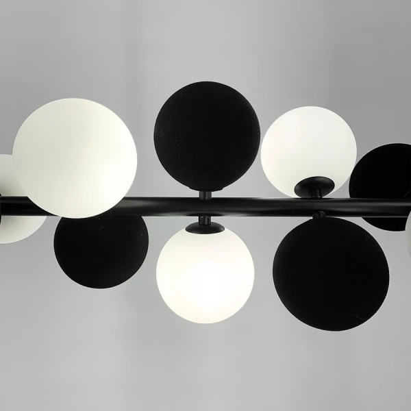 Видовжена люстра Line.F G9 чорний 3257_6537 - Фото 2