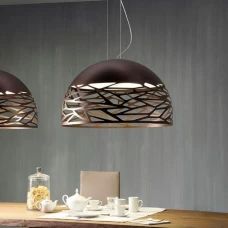 Line.F MJ 193 E27 коричневий 3698_7035. Світильник підвісний