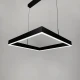 Світлодіодна люстра Line.F MJ 222 30Вт 3000–4500–6000K чорний 3953_7316