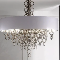 Line.F WJ 32 E14 сірий (хром) 1952_2987. Класична люстра