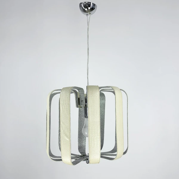 Підвісна люстра Line.F E27 сірий (хром) 3103_6328 - Фото 6