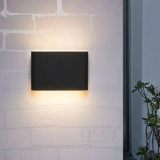 Line.F 6Вт 4000K чорний 3865_7223. Настінний світильник