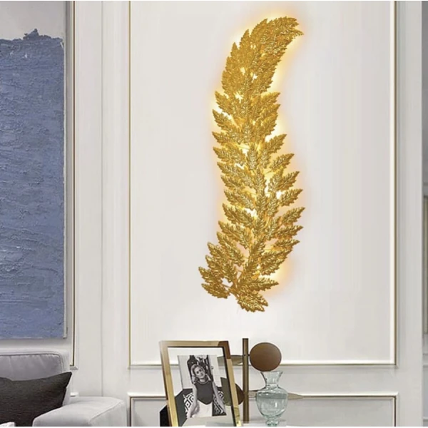 Настінний світильник (бра) Line.F G9 золотий 426_605 - Фото 7