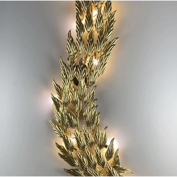 Настінний світильник (бра) Line.F G9 золотий 426_605 - Фото 5