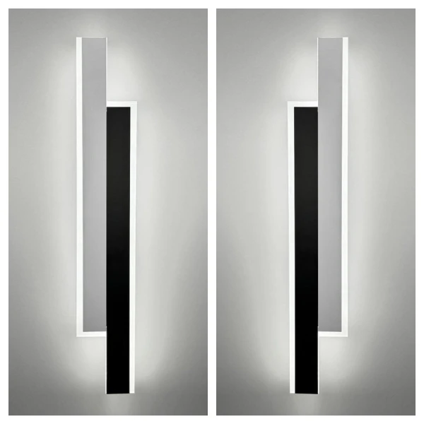 Бра лінійне Line.F WJ 012/2 15Вт 4000K чорний;білий 4190_7558 - Фото 3