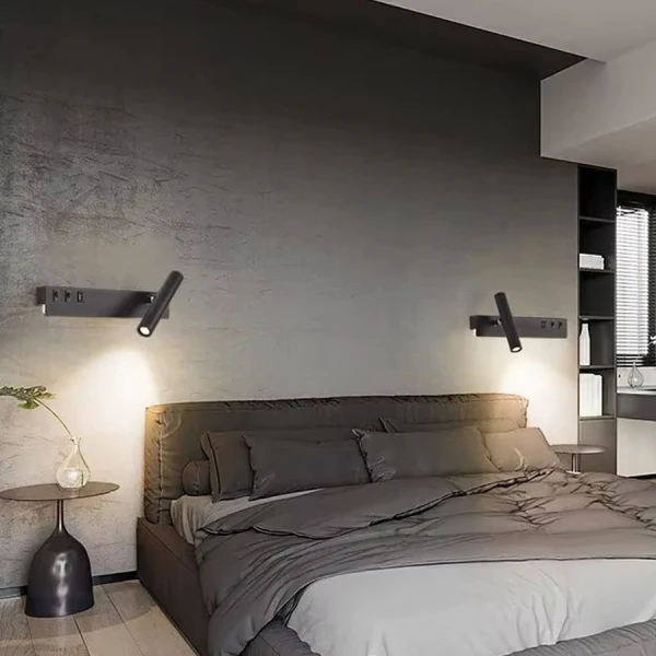 Бра спрямованого світла Line.F WJ 028/2 8Вт 4000K чорний 4066_7433 - Фото 3