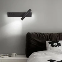 Line.F WJ 028/2 8Вт 4000K чорний 4066_7433. Настінний світильник