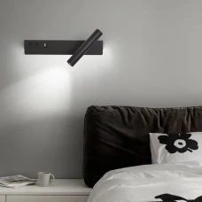 Line.F WJ 028/2 8Вт 4000K чорний 4066_7433. Настінний світильник