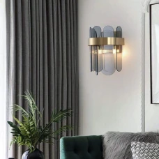 Line.F AS 129 G9 латунний 3773_7124. Бра