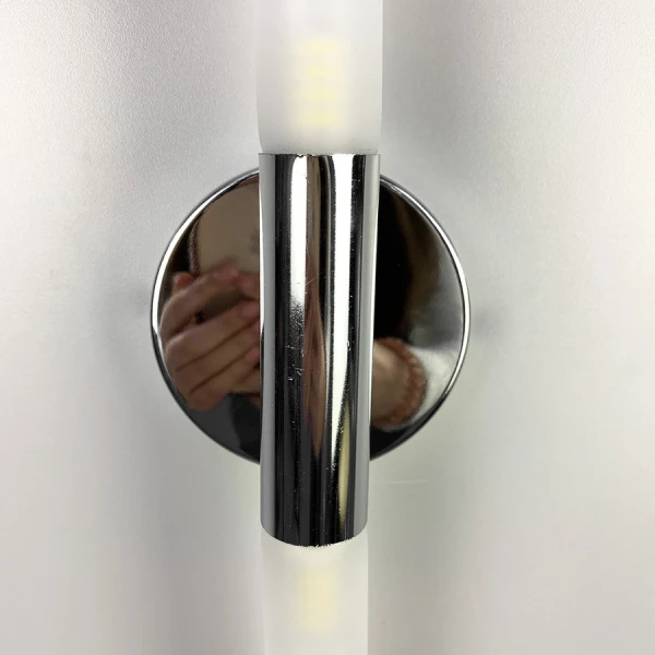 Бра свічка Line.F YG 368/2 G9 сірий (хром) 3221_6477 - Фото 6