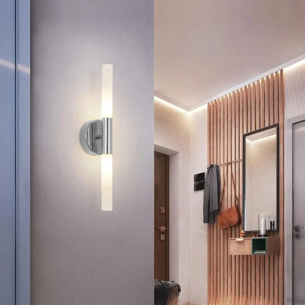 Бра свічка Line.F YG 368/2 G9 сірий (хром) 3221_6477 - Фото 5