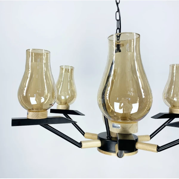 Люстра класична Line.F E14 чорний 1516_2273 - Фото 5