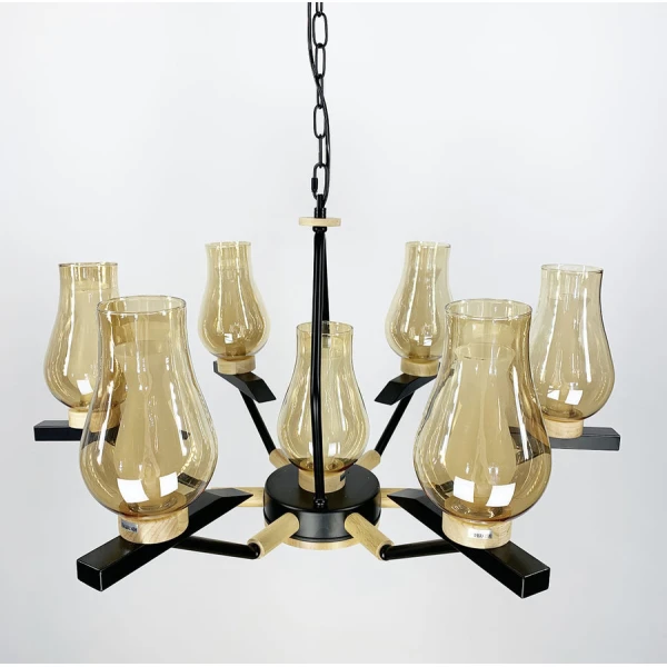 Люстра класична Line.F E14 чорний 1516_2273 - Фото 3