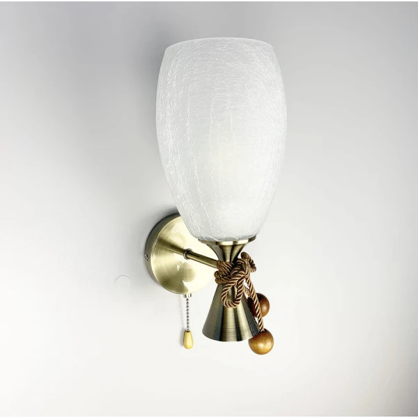 Настінний світильник (бра) Line.F E27 латунний 1395_2147 - Фото 1