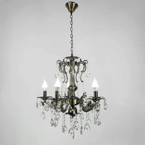 Люстра свічка Line.F 11549 E14 бронзовий 3106_6331 - Фото 4