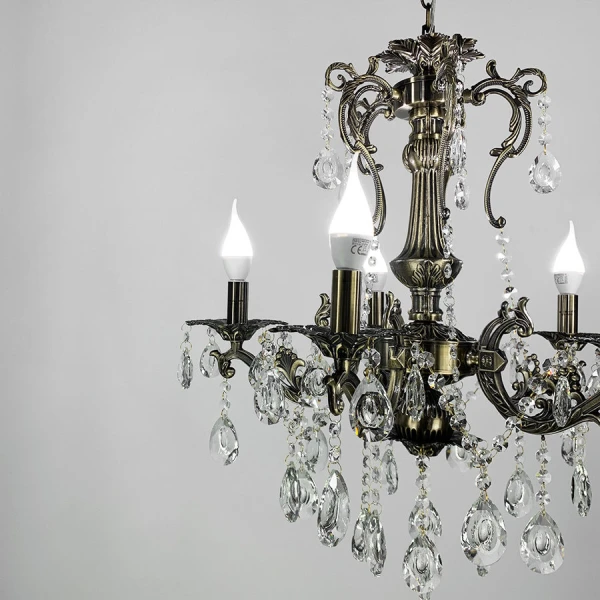 Люстра свічка Line.F 11549 E14 бронзовий 3106_6331 - Фото 3