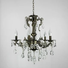 Line.F 11549 E14 бронзовий 3106_6331. Люстра свічка