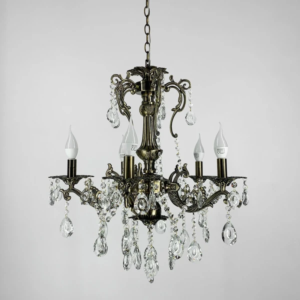 Люстра свічка Line.F 11549 E14 бронзовий 3106_6331 - Фото 1