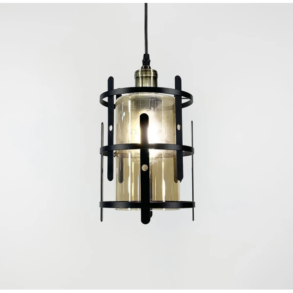 Підвісний світильник Line.F 12025/1 E27 чорний 1438_2176 - Фото 4