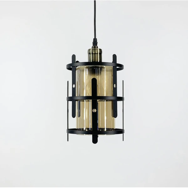 Підвісний світильник Line.F 12025/1 E27 чорний 1438_2176 - Фото 2