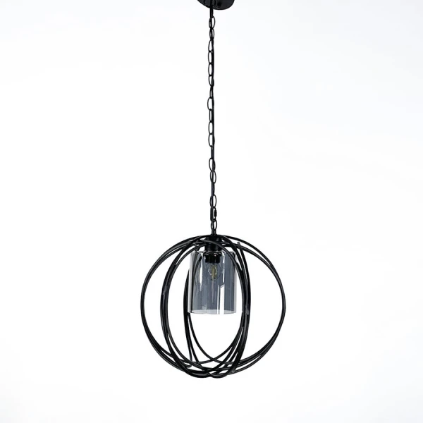 Підвісний світильник Line.F 12572/1 E27 чорний 2380_3834 - Фото 8