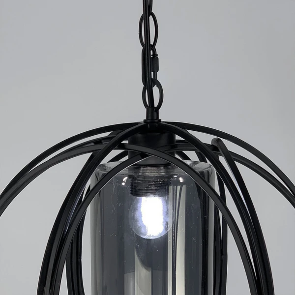 Підвісний світильник Line.F 12572/1 E27 чорний 2380_3834 - Фото 7
