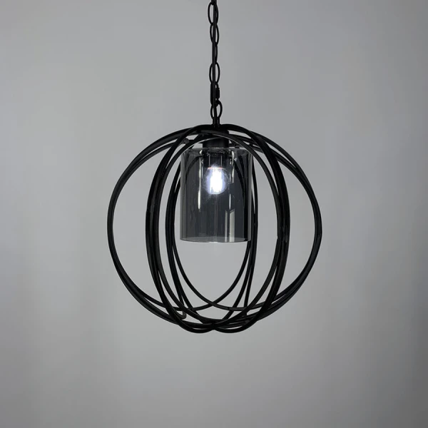 Підвісний світильник Line.F 12572/1 E27 чорний 2380_3834 - Фото 5