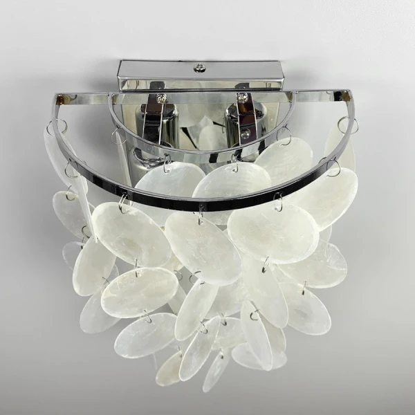 Настінний світильник (бра) Line.F 1537 CH E14 сірий (хром) 3201_6446 - Фото 4