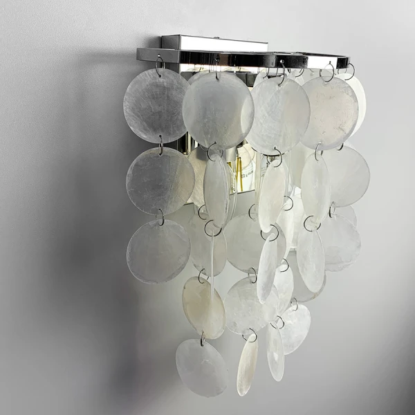 Настінний світильник (бра) Line.F 1537 CH E14 сірий (хром) 3201_6446 - Фото 3