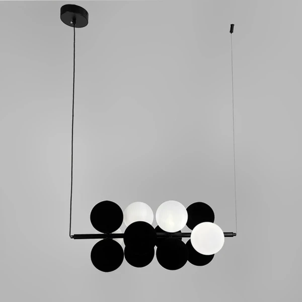 Сучасна люстра Line.F S 016/12 G9 чорний 4014_7380 - Фото 7