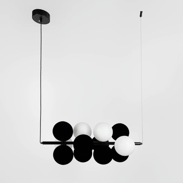 Сучасна люстра Line.F S 016/12 G9 чорний 4014_7380 - Фото 5