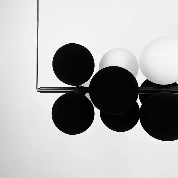 Сучасна люстра Line.F S 016/12 G9 чорний 4014_7380 - Фото 3