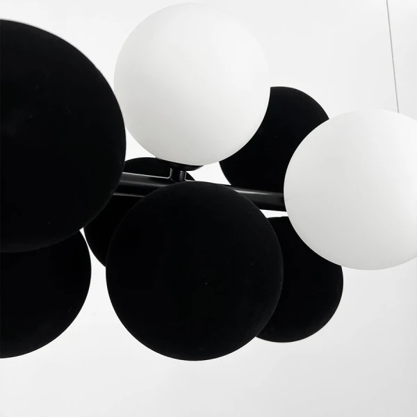 Сучасна люстра Line.F S 016/12 G9 чорний 4014_7380 - Фото 2