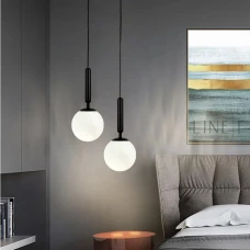 Line.F A 345 E27 чорний 4139_7507. Світильник підвісний