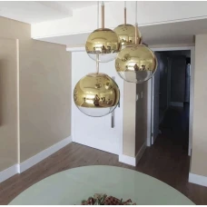 Line.F AA 320 E27 золотий 434_623. Світильник підвісний