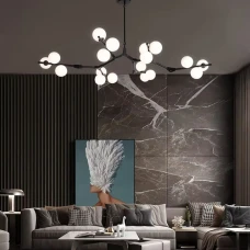 Line.F BM 64 G9 чорний 4038_7404. Люстра сучасна