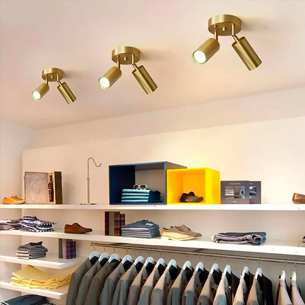 Світильник спот Line.F C 8464 E27 латунний 2520_5576 - Фото 2