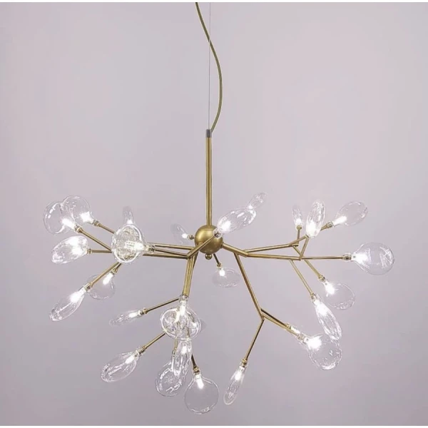 Сучасна люстра Line.F H 686 GD G4; 4000K золотий 782_1129 - Фото 7