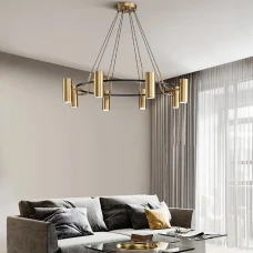 Line.F MJ 129 GU10 латунний 3331_6622. Люстра підвісна