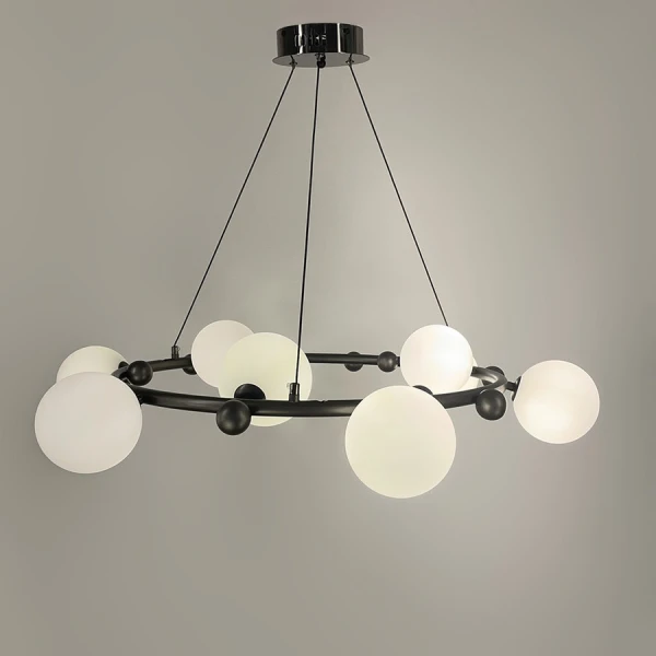 Сучасна люстра Line.F MJ 295 G9 графітовий 3898_7260 - Фото 4