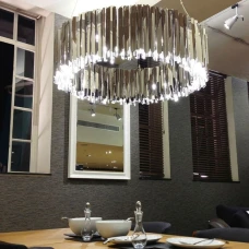 Line.F MJ 31 E14 сірий (хром) 1969_3027. Класична люстра