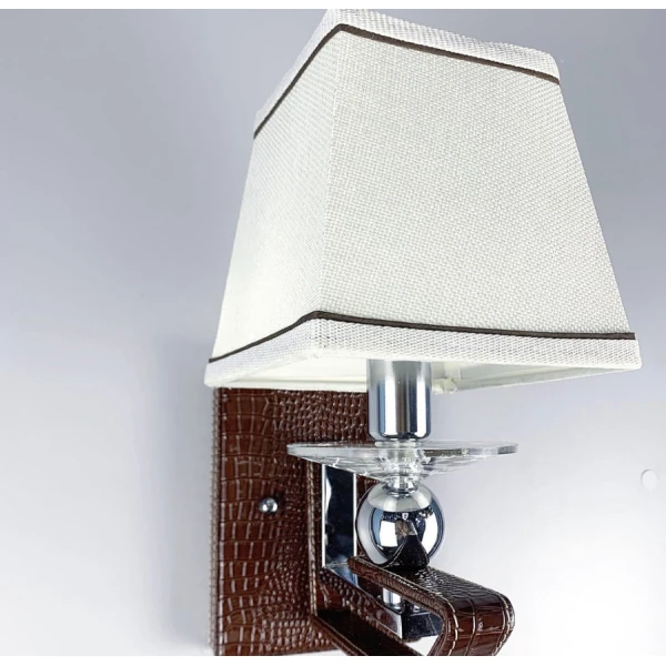 Настінний світильник (бра) Line.F S 1449 E14 коричневий 934_1388 - Фото 3