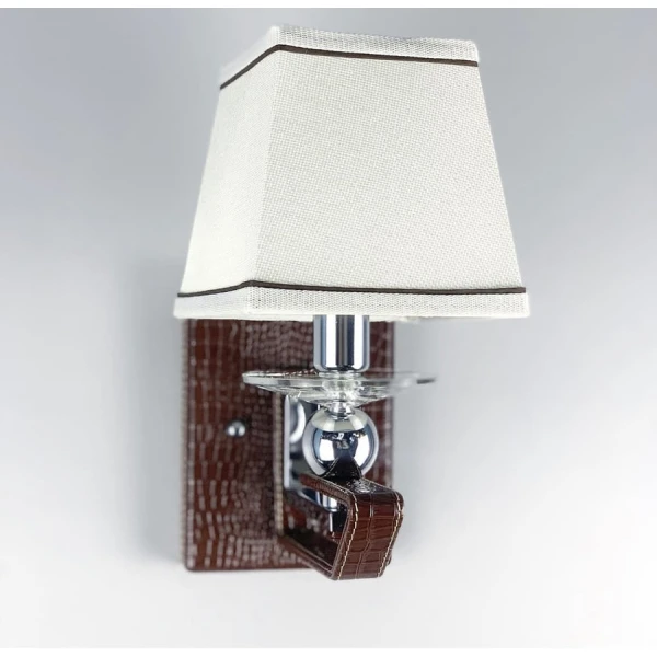 Настінний світильник (бра) Line.F S 1449 E14 коричневий 934_1388 - Фото 1