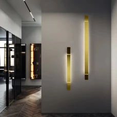 Line.F WB 1 AB 11Вт 4000K латунний 3056_6264. Бра лінійне