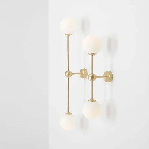 Настінний світильник (бра) Line.F G9 латунний 2993_6165 - Фото 1