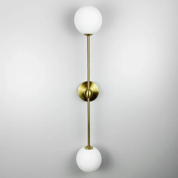 Настінний світильник (бра) Line.F G9 латунний 2993_6165 - Фото 5