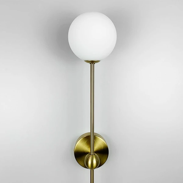 Настінний світильник (бра) Line.F G9 латунний 2993_6165 - Фото 3