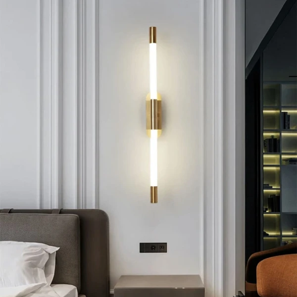 Лінійне бра Line.F WB 4 10Вт 4000K латунний 2504_5541 - Фото 6