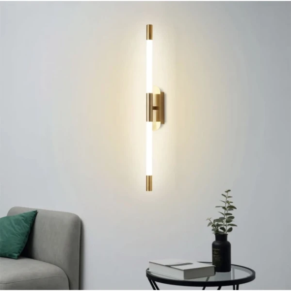 Лінійне бра Line.F WB 4 10Вт 4000K латунний 2504_5541 - Фото 3