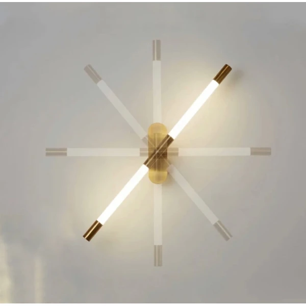 Лінійне бра Line.F WB 4 10Вт 4000K латунний 2504_5541 - Фото 2